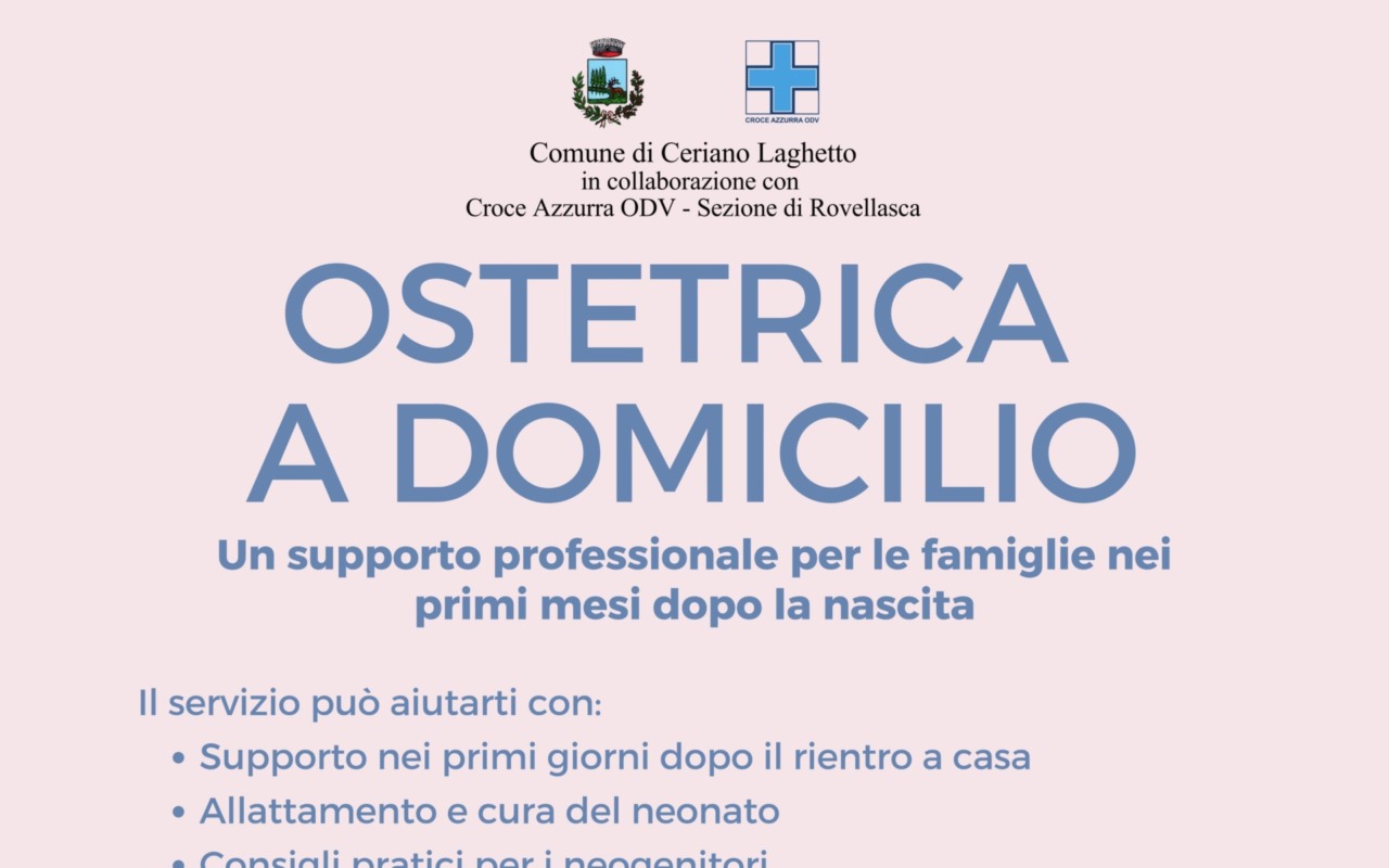 “A casa con te”, ostetricia a domicilio
