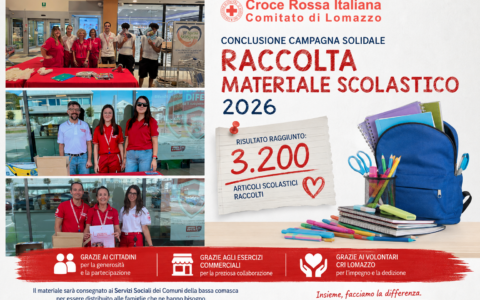 Raccolti 3.200 articoli scolastici