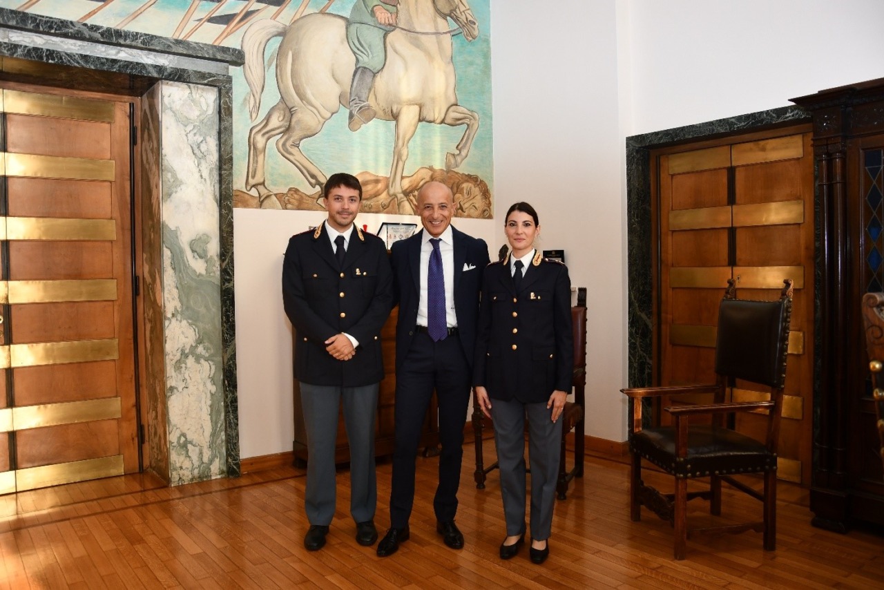 Il Questore accoglie due nuovi funzionari
