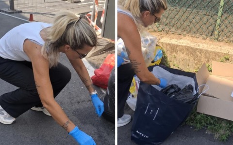 Consigliera esamina i rifiuti abusivi