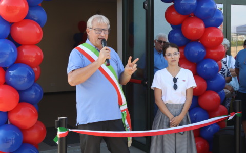 Inaugurata la palestra della scuola Pascoli