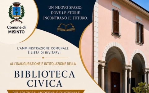 Taglio del nastro per la biblioteca