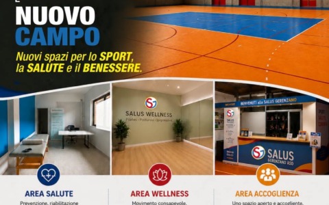 Taglio del nastro per il nuovo campo della Salus