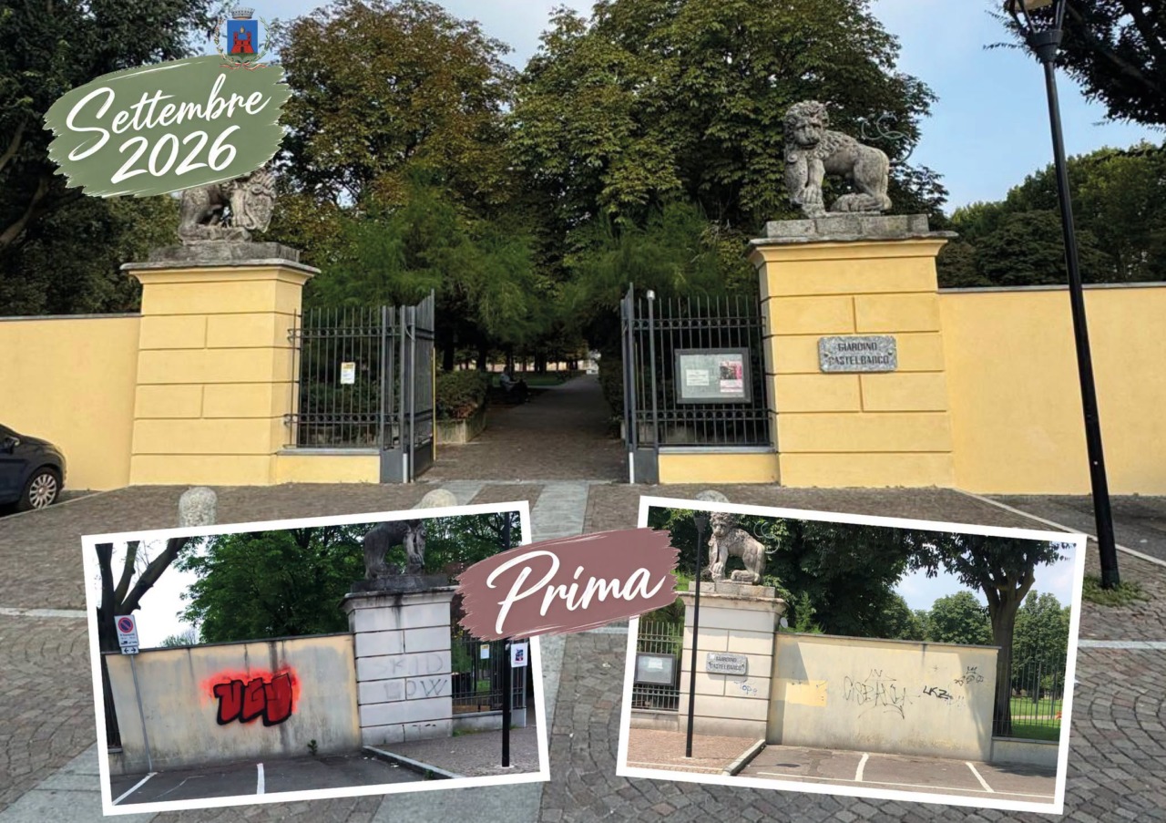 Il Comune elimina i graffiti nel parco