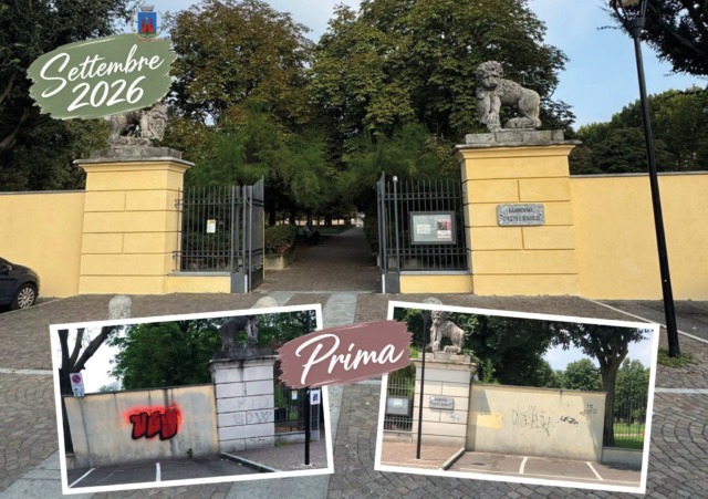 Il Comune elimina i graffiti nel parco