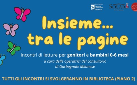Riparte la rassegna “Insieme… tra le pagine”