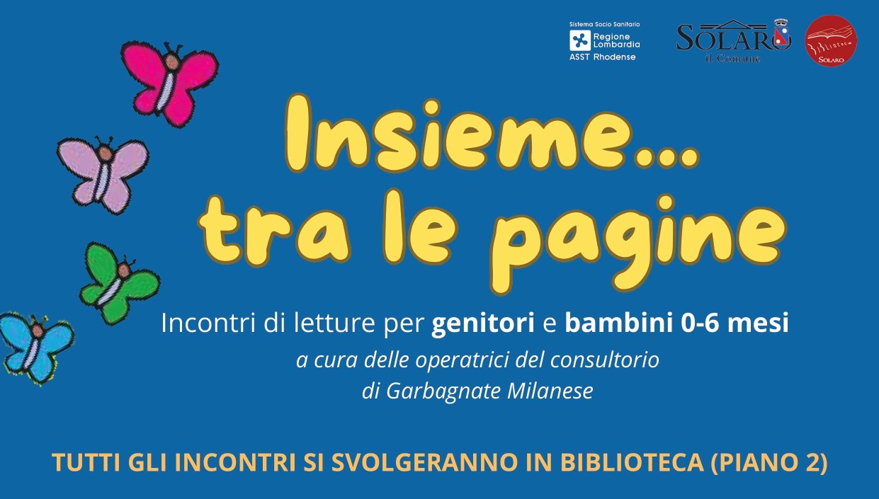 Riparte la rassegna “Insieme… tra le pagine”