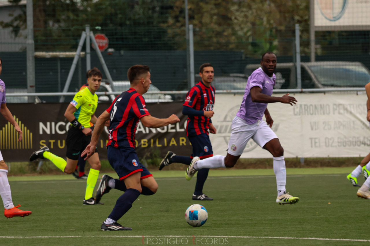 La Caronnese sbatte contro il Legnano, rossoblù sconfitti 1-2
