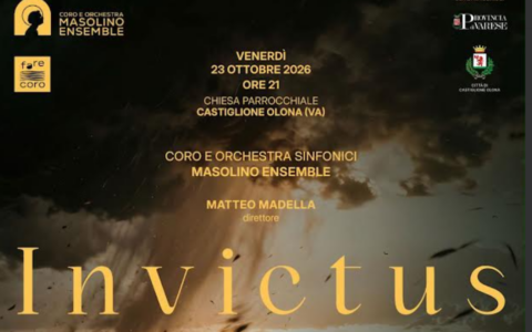 Il Masolino Ensemble torna a casa con “Invictus”
