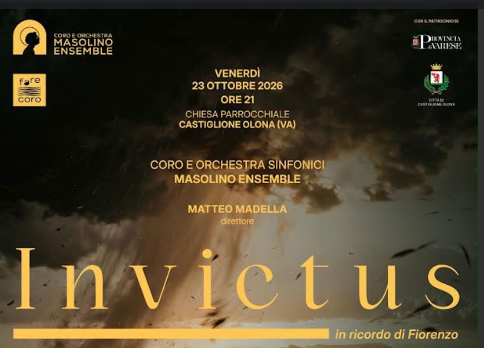 Il Masolino Ensemble torna a casa con “Invictus”