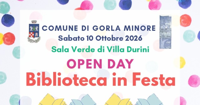 Porte aperte a Gorla Minore per l’Open Day della biblioteca