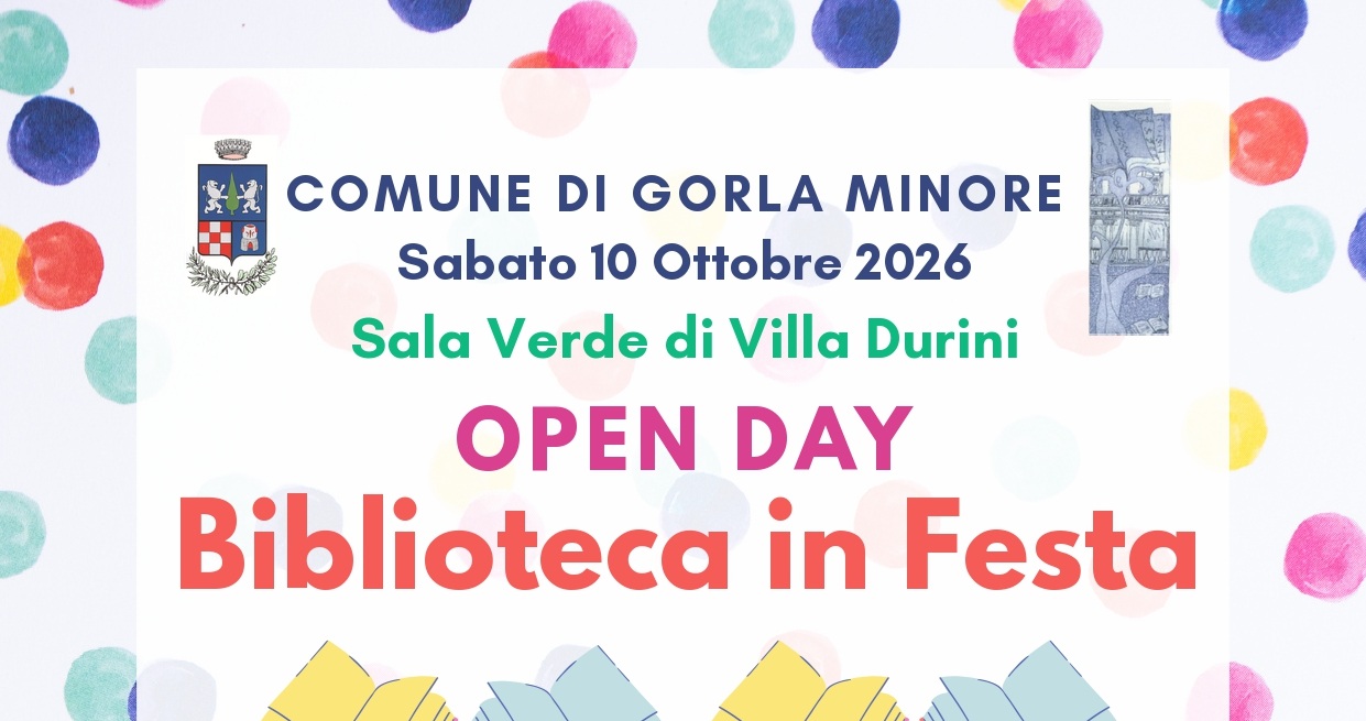Porte aperte a Gorla Minore per l’Open Day della biblioteca