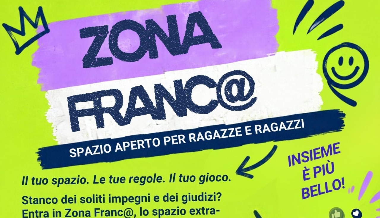 Nasce Zona Franc@: uno spazio aperto per ragazze e ragazzi dai 14 ai 19 anni