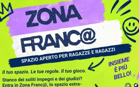 Nasce Zona Franc@: uno spazio aperto per ragazze e ragazzi dai 14 ai 19 anni